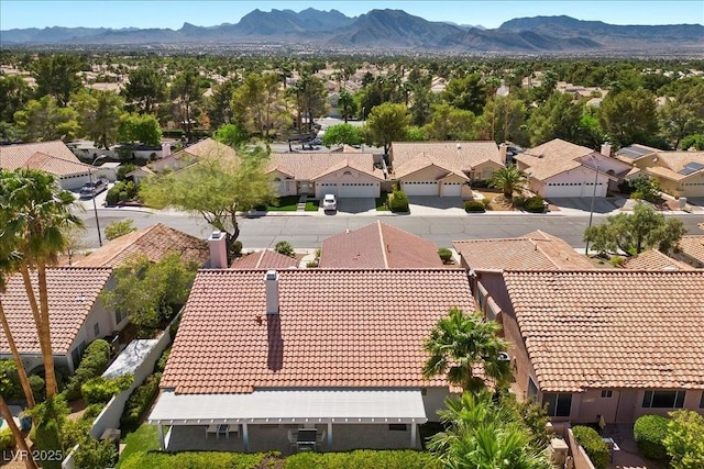 2408 Sunset Beach Ln, Las Vegas, NV 89128 - aerial perspective of suburban area with a mountainous background