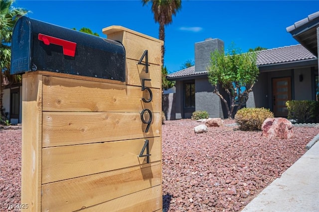 4594 Cabo Ln, Las Vegas, NV 89121 - exterior view of a chimney and a tile roof