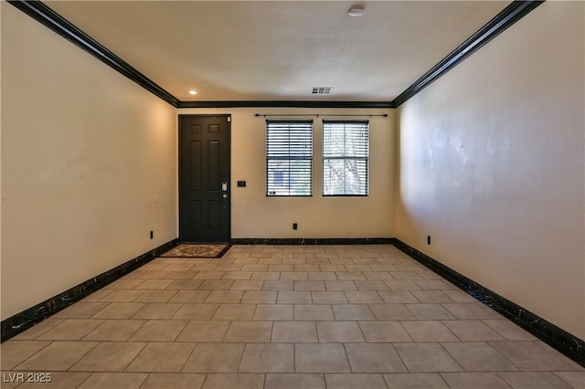 235 Calvino Ave, Las Vegas, NV 89183 - empty room with ornamental molding