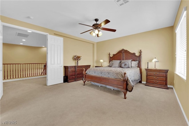 9516 Bluff Ledge Ave, Las Vegas, NV 89149 - bedroom with carpet and a ceiling fan