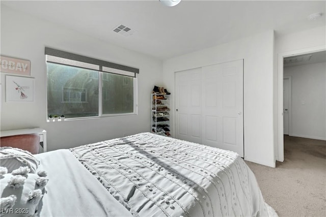 10167 Bishops Peak Ct, Las Vegas, NV 89141 - bedroom with light colored carpet and a closet