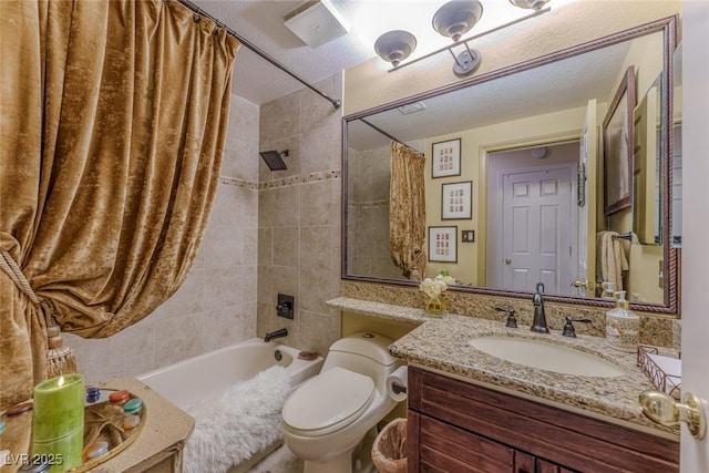 5046 Crooked Stick Way, Las Vegas, NV 89113 - bathroom with vanity and shower / bath combo with shower curtain