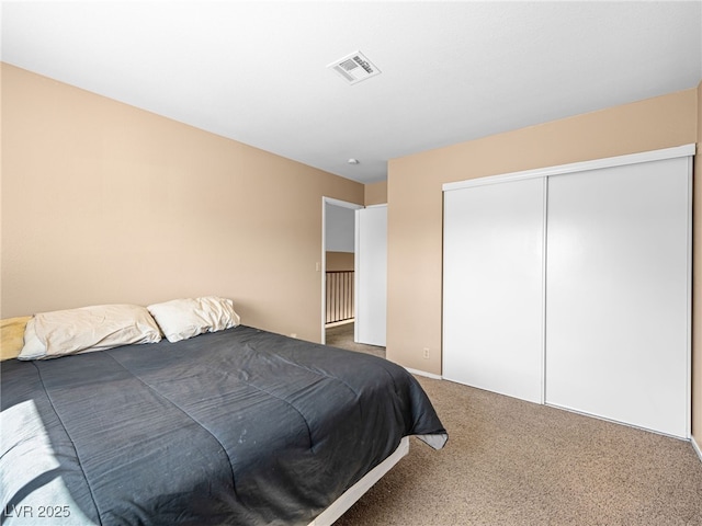 3740 Broadriver Dr, Las Vegas, NV 89108 - bedroom with carpet floors and a closet