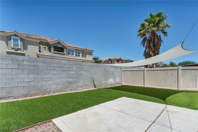 4020 Pistachio Nut Ave, Las Vegas, NV 89115 - fenced backyard featuring a patio