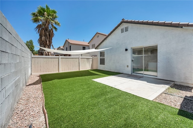 4020 Pistachio Nut Ave, Las Vegas, NV 89115 - fenced backyard featuring a patio area