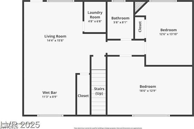 3208 Alcoa Ave, Las Vegas, NV 89102 - view of floor plan / room layout