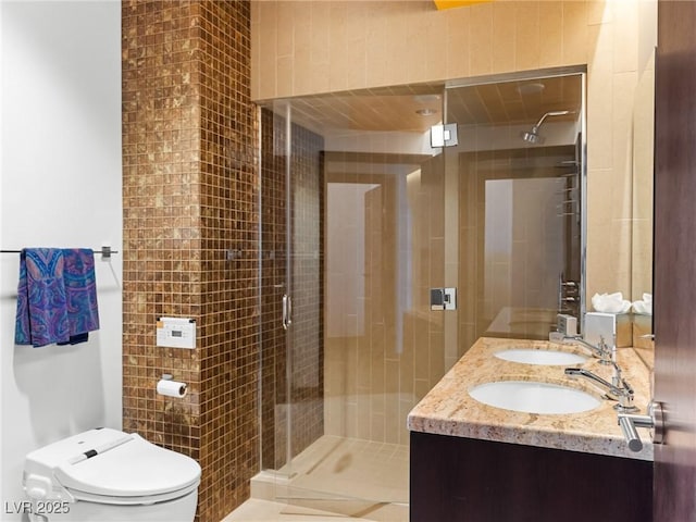 4471 Dean Martin Dr Unit 4308, Las Vegas, NV 89103 - full bath with a stall shower and double vanity