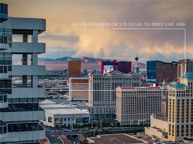 4471 Dean Martin Dr Unit 4308, Las Vegas, NV 89103 - city view with mountains