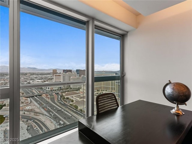 4471 Dean Martin Dr Unit 4308, Las Vegas, NV 89103 - sunroom with a view of city