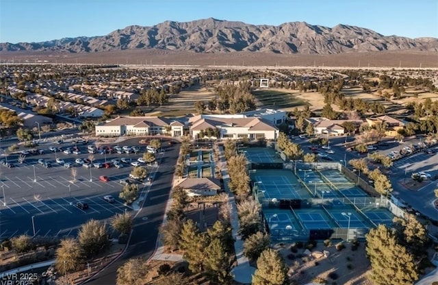 3109 Frigate Way N, Las Vegas, NV 89084 - aerial perspective of suburban area with a mountainous background