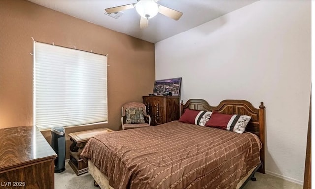 3109 Frigate Way N, Las Vegas, NV 89084 - bedroom with light carpet and ceiling fan