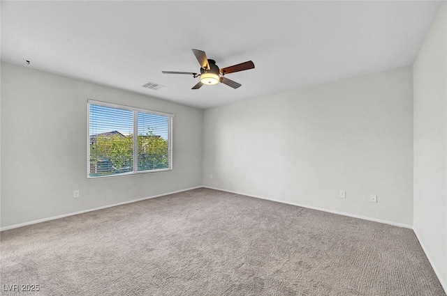 6373 Beavertail Pond Ave, Las Vegas, NV 89122 - spare room with a ceiling fan and carpet flooring