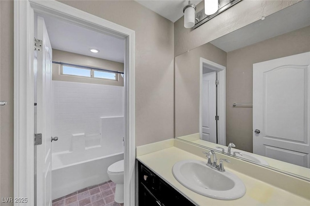 6373 Beavertail Pond Ave, Las Vegas, NV 89122 - bathroom with vanity and bathing tub / shower combination