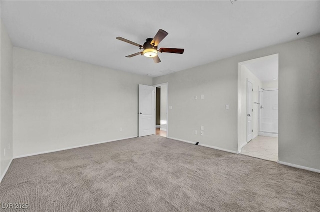 6373 Beavertail Pond Ave, Las Vegas, NV 89122 - carpeted empty room featuring a ceiling fan and baseboards