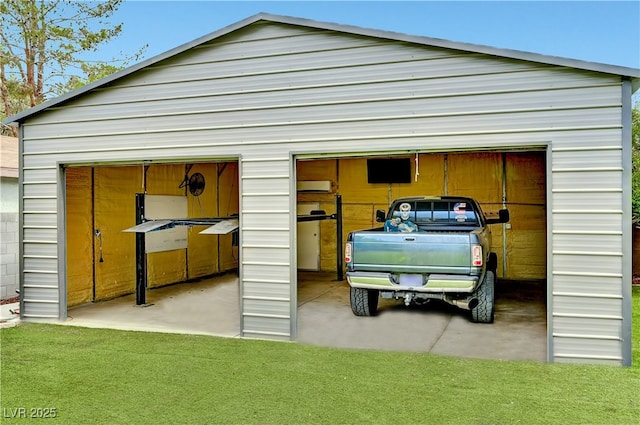 7751 Radcliff St, Las Vegas, NV 89123 - view of detached garage