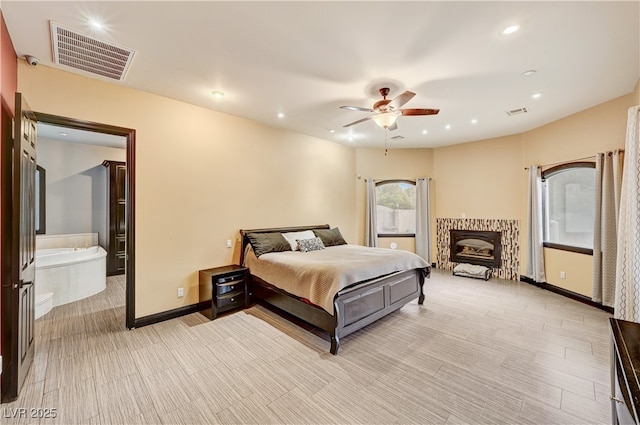 7751 Radcliff St, Las Vegas, NV 89123 - bedroom featuring recessed lighting and ceiling fan