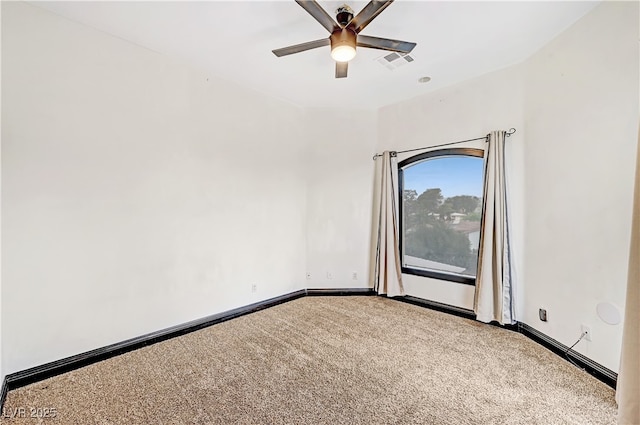7751 Radcliff St, Las Vegas, NV 89123 - carpeted spare room featuring ceiling fan and baseboards