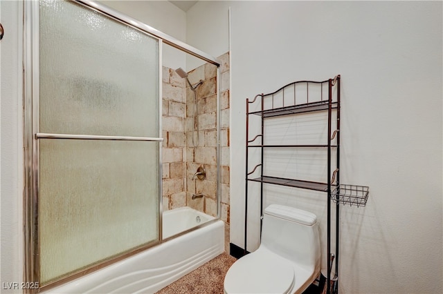 7751 Radcliff St, Las Vegas, NV 89123 - full bathroom featuring toilet and shower / bath combination with glass door