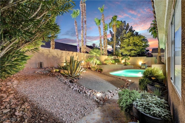 216 Chestnut Ridge Cir, Henderson, NV 89012 - view of swimming pool featuring a patio area and a fenced backyard
