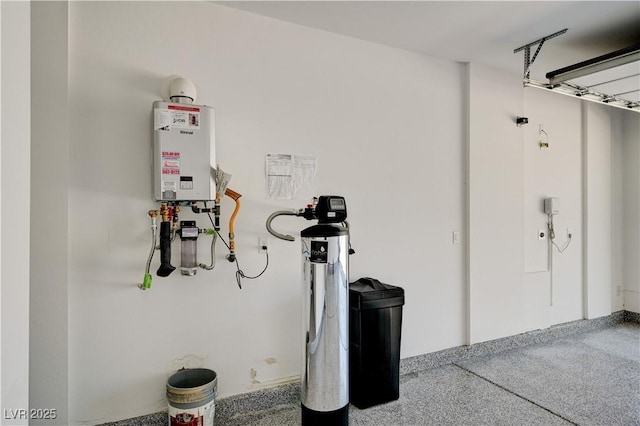 1305 Azure Jay Ave, North Las Vegas, NV 89084 - garage featuring water heater