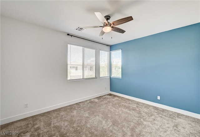 1305 Azure Jay Ave, North Las Vegas, NV 89084 - carpeted spare room with ceiling fan and baseboards