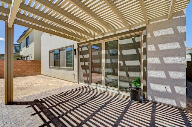 1305 Azure Jay Ave, North Las Vegas, NV 89084 - view of patio with a pergola