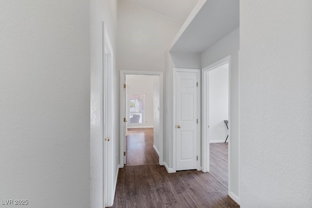 5621 Desert Creek Way, Las Vegas, NV 89149 - hall with wood finished floors and baseboards