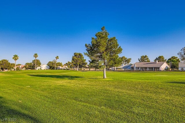 5021 Cliffrose Dr, Las Vegas, NV 89130 - view of community with a yard