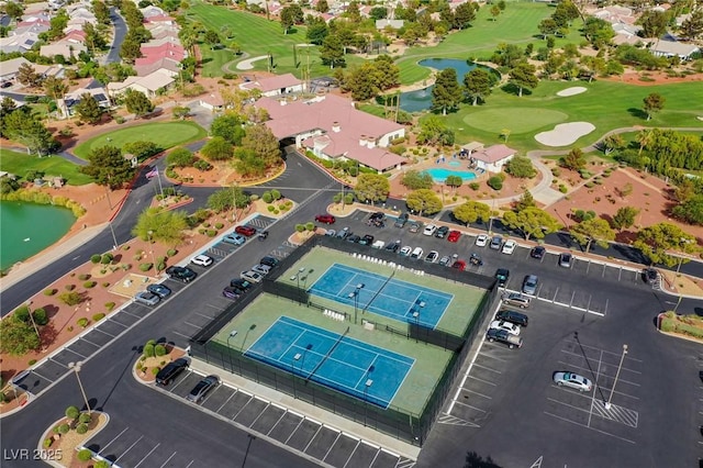 5021 Cliffrose Dr, Las Vegas, NV 89130 - view of property location with a nearby body of water and a golf club