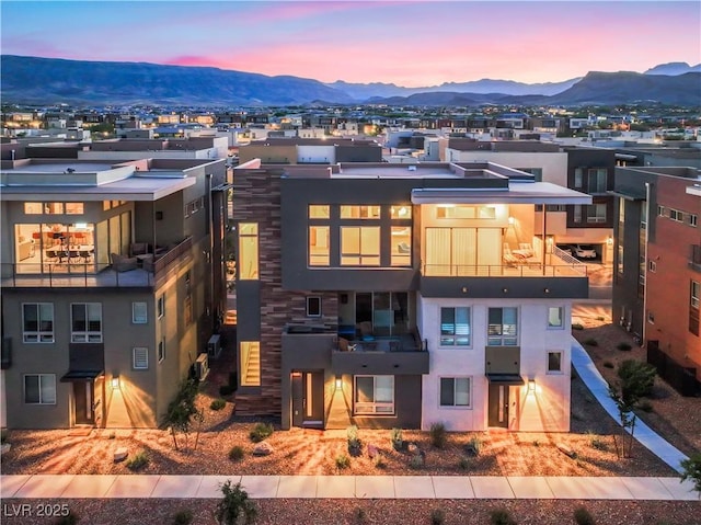 4152 Yucca Bloom St Unit 1, Las Vegas, NV 89135 - city view with a mountain backdrop
