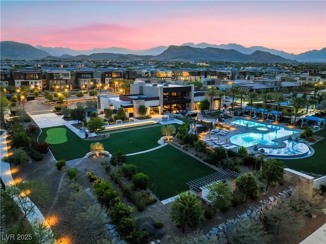 4152 Yucca Bloom St Unit 1, Las Vegas, NV 89135 - view of property's community featuring a mountain view and a residential view