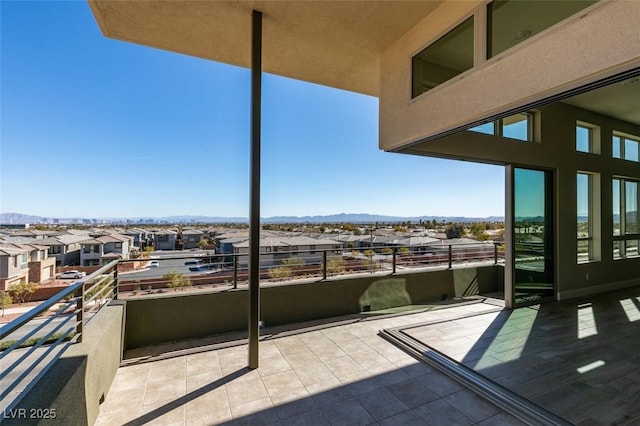4152 Yucca Bloom St Unit 1, Las Vegas, NV 89135 - balcony with a residential view and a mountain view