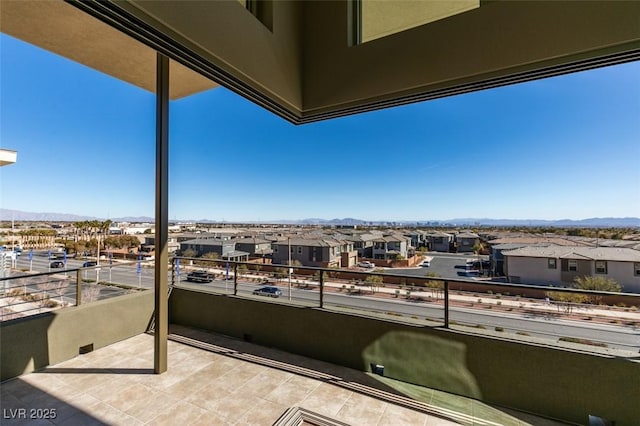 4152 Yucca Bloom St Unit 1, Las Vegas, NV 89135 - balcony with a mountain view and a residential view