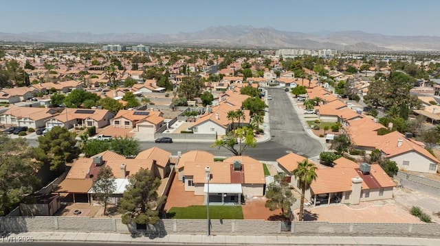 2912 Drury St, Las Vegas, NV 89108 - aerial view of residential area with a mountainous background