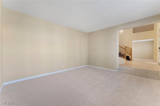 8901 Goldstone Ave, Las Vegas, NV 89143 - empty room with stairway and carpet floors