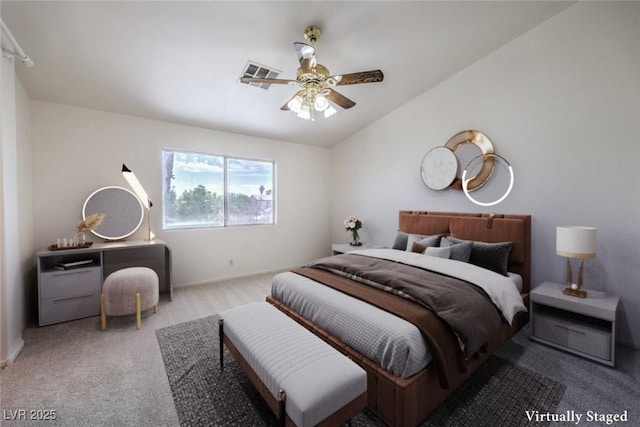 5209 Mantua Ct, Las Vegas, NV 89130 - carpeted bedroom featuring baseboards and a ceiling fan