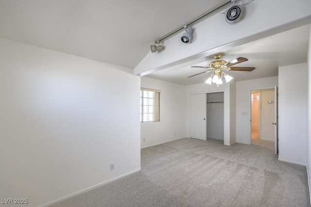 5209 Mantua Ct, Las Vegas, NV 89130 - unfurnished bedroom featuring light carpet, a closet, and ceiling fan