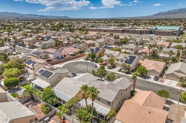 5209 Mantua Ct, Las Vegas, NV 89130 - aerial view of residential area with a mountainous background