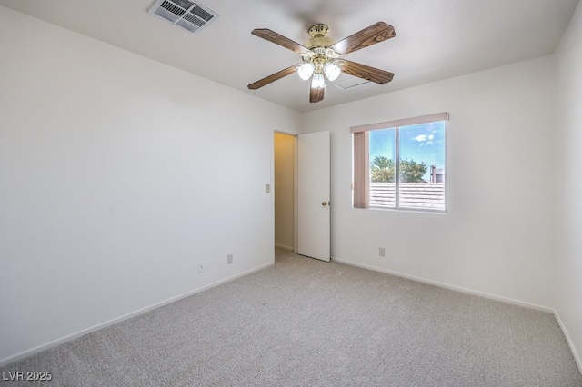 5209 Mantua Ct, Las Vegas, NV 89130 - spare room with light colored carpet and ceiling fan
