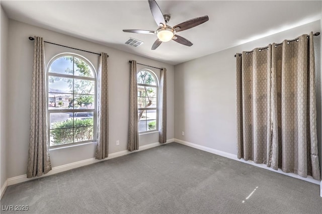913 Silent Sunset Ave, North Las Vegas, NV 89084 - spare room with a ceiling fan and carpet floors
