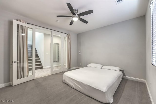 913 Silent Sunset Ave, North Las Vegas, NV 89084 - bedroom with carpet flooring and ceiling fan