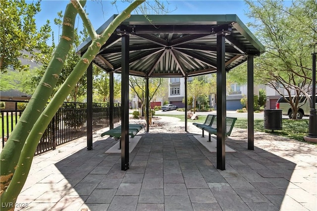 8144 Monsoon Bay St, Las Vegas, NV 89113 - view of property's community featuring a gazebo