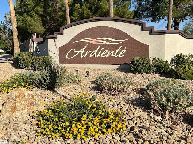 3813 Jasmine Heights Ave, North Las Vegas, NV 89081 - view of community / neighborhood sign