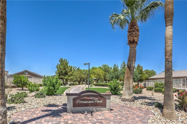 3813 Jasmine Heights Ave, North Las Vegas, NV 89081 - view of community sign