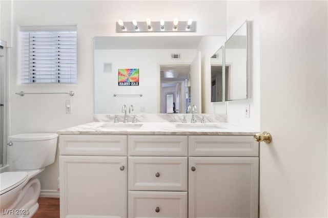 5259 Caspian Springs Dr Unit 204, Las Vegas, NV 89120 - full bathroom featuring double vanity and a shower