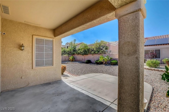 10724 Windledge Ave, Las Vegas, NV 89134 - fenced backyard featuring a patio