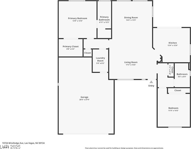 10724 Windledge Ave, Las Vegas, NV 89134 - view of home floor plan