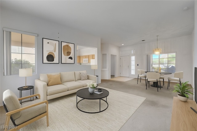 10724 Windledge Ave, Las Vegas, NV 89134 - view of carpeted living room