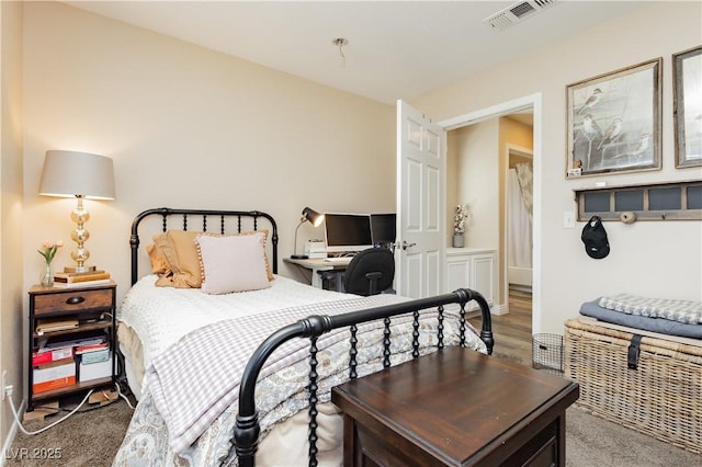 4813 W Virginia Falls Ln, Las Vegas, NV 89130 - bedroom featuring an office area and carpet