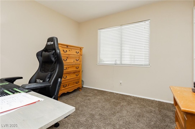 4813 W Virginia Falls Ln, Las Vegas, NV 89130 - carpeted office featuring baseboards